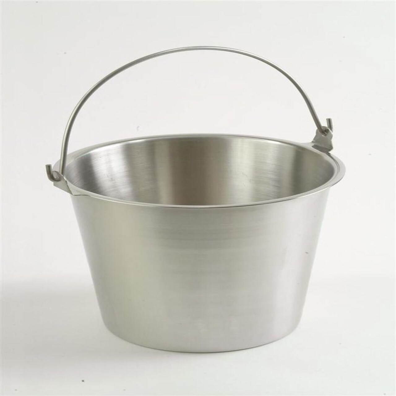 Admiral Craft Pure Stainless Steel Milk Pail Seamless Brushed Finish 2 Quart